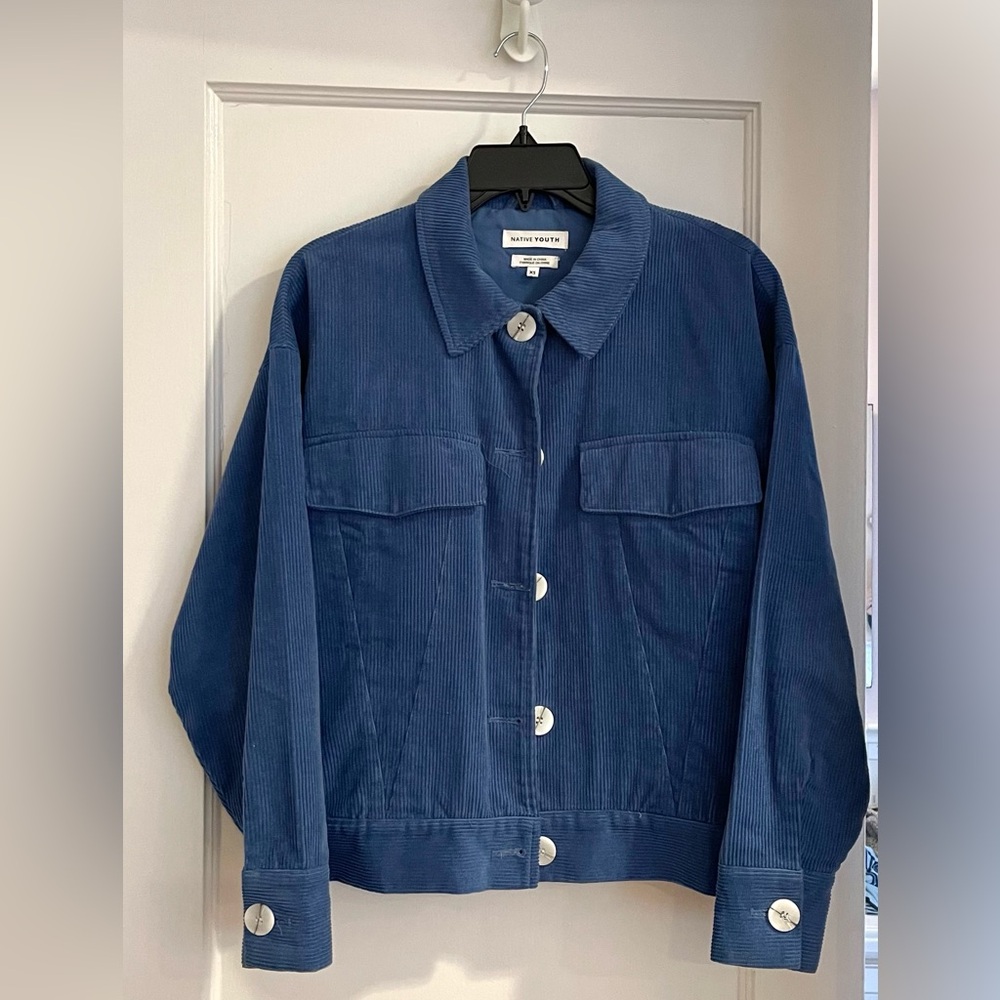 Blue Native Youth Corduroy Jacket